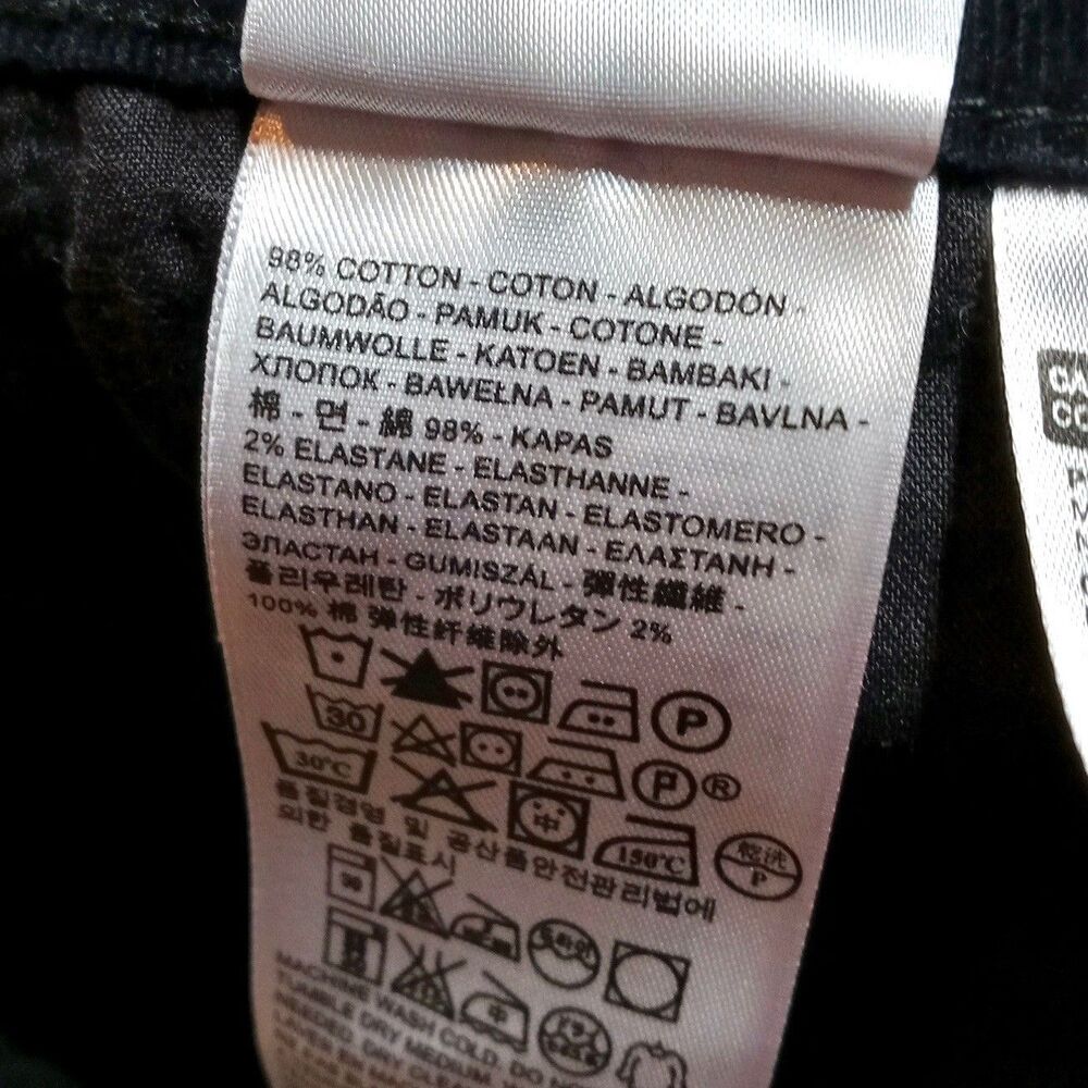 Levi's 505 Corduroy Pants Womens Size 12M (Fits 31x31) Stretch Straight Leg - Picture 8 of 12